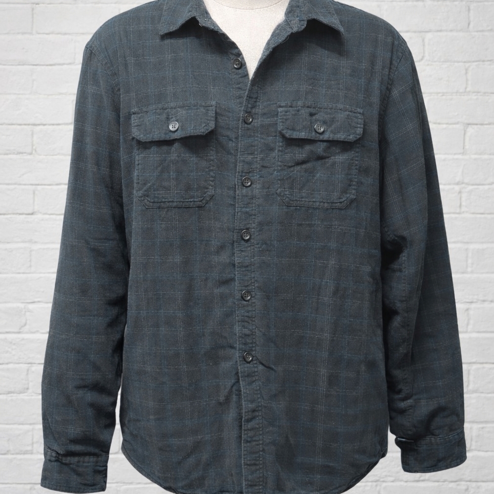 Covington Men's Casual Button Down Shirt - Dark Gray